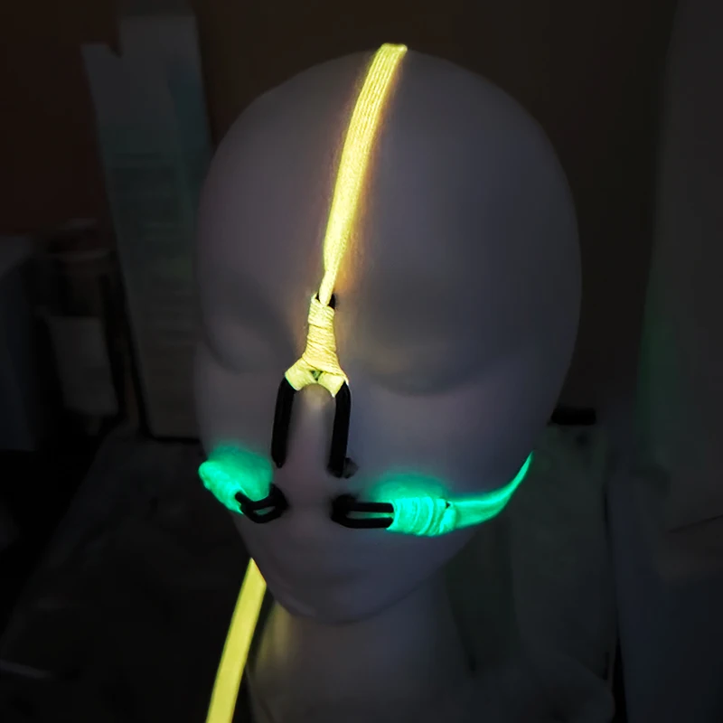 ثلاثي الاتجاه الأسود الأنف هوك مضيئة الكبار اللعب رفع لعبة 2 لون الوجه شيم قوة نظرة الجنس لعب مثير أدوات قابل للتعديل #4