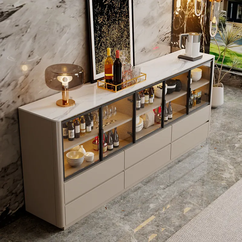 Vintage Premium Living Room Cabinets Creative Storage Modern Nordic Display Cabinet Luxury Glamour Cabinets Home Furniture