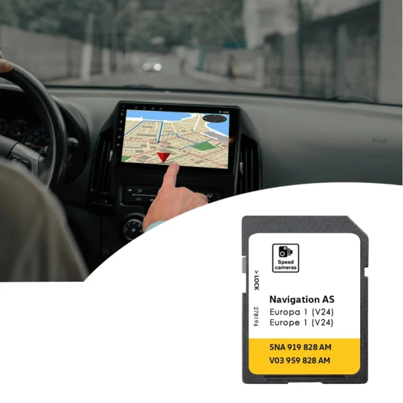 für VW Discover Media Navigation AS V24 Version 5NA919828AM Update UK Europa 2026 Karten Sat Nav EU SD-Karte 32GB