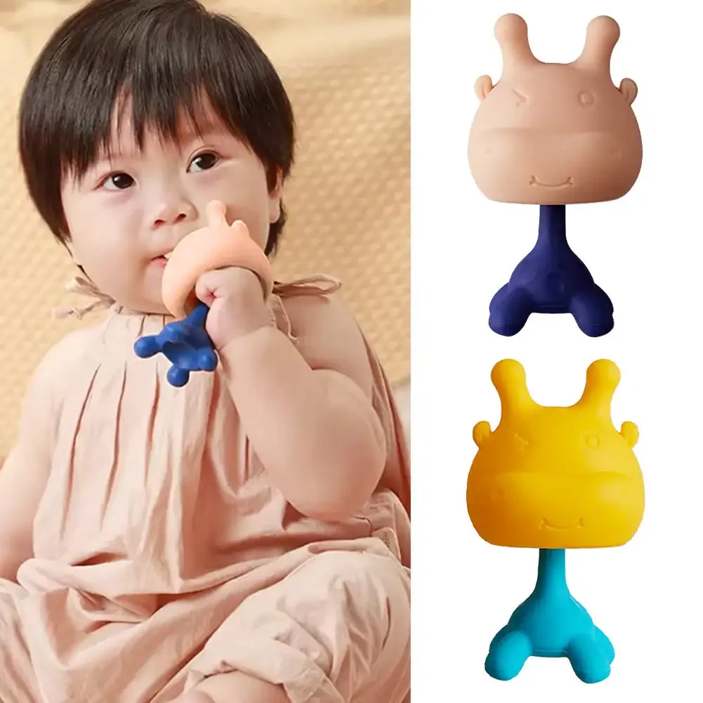 Baby Teether Silicone Gloves, Brinquedo de mastigação, Teething para crianças, Gengivas dentárias, Anti-Eating, BPA Free, Ferramentas de dentição