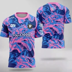 2024 Nieuwe Prx Esports Team Valorant Competitie T-Shirt Voor Heren Zomer Quick Drive Ademend Korte Mouw Esports Game T-Shirt