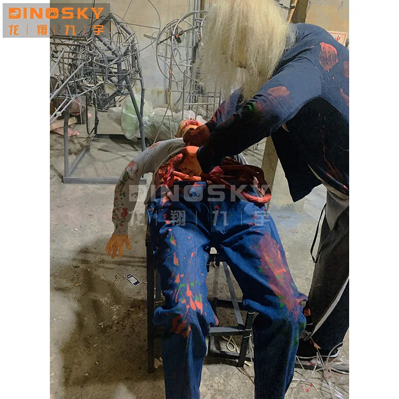 ATV&UTVHorrible zombie for halloween A ghost eating a dead body haunted house equipment