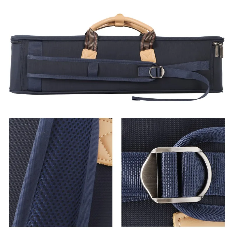 Jinchuan electric hair tube bag musical instrument hair tube saxophone bag thickened back can lift hair tube bag cover - Image 2