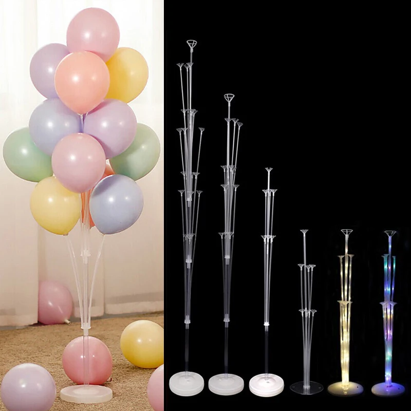 Urodzinowy balon podtrzymujący Stojak na balony Uchwyt na balony Rurki na balony Dekoracja ślubna Urodziny Przyjęcie dla dzieci Baby Shower