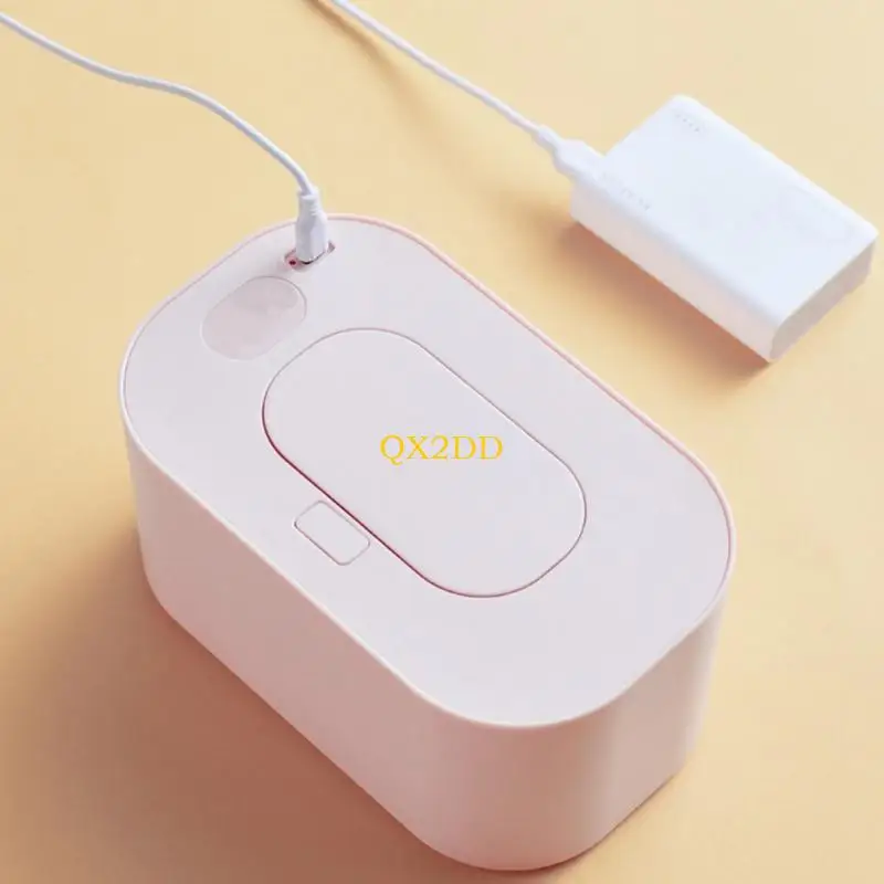QX2D Baby Wipe Warmer and Baby Wet Wipes Dispenser Diaper Wipe Warmer Great Baby Gift for Home and Travel Easy to Use