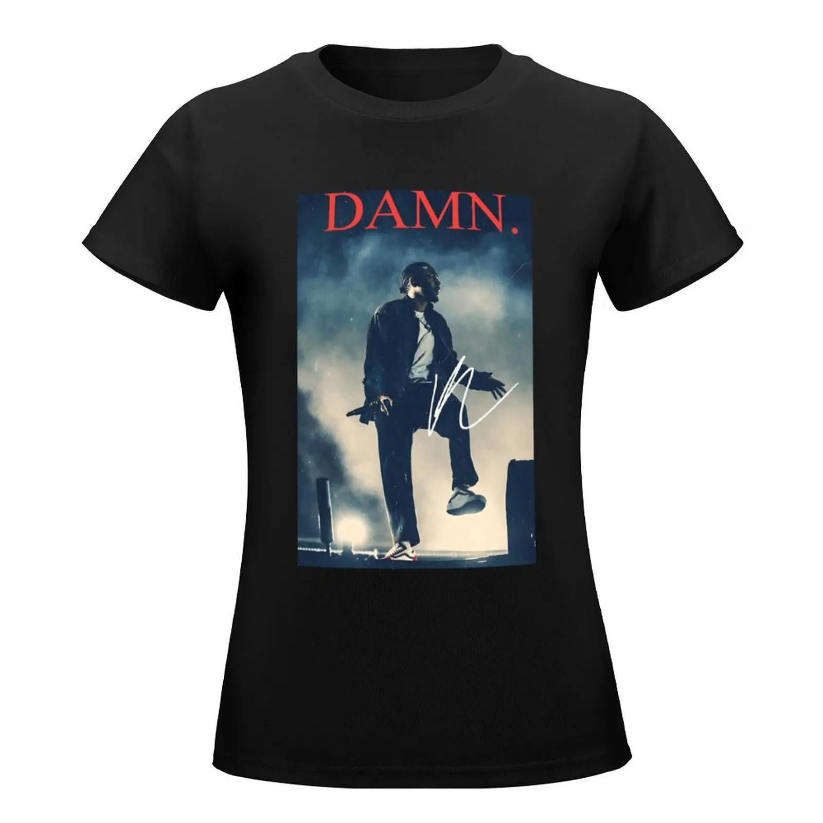 Ablum DAMN. T-Shirt shirts graphic tees anime Women tops