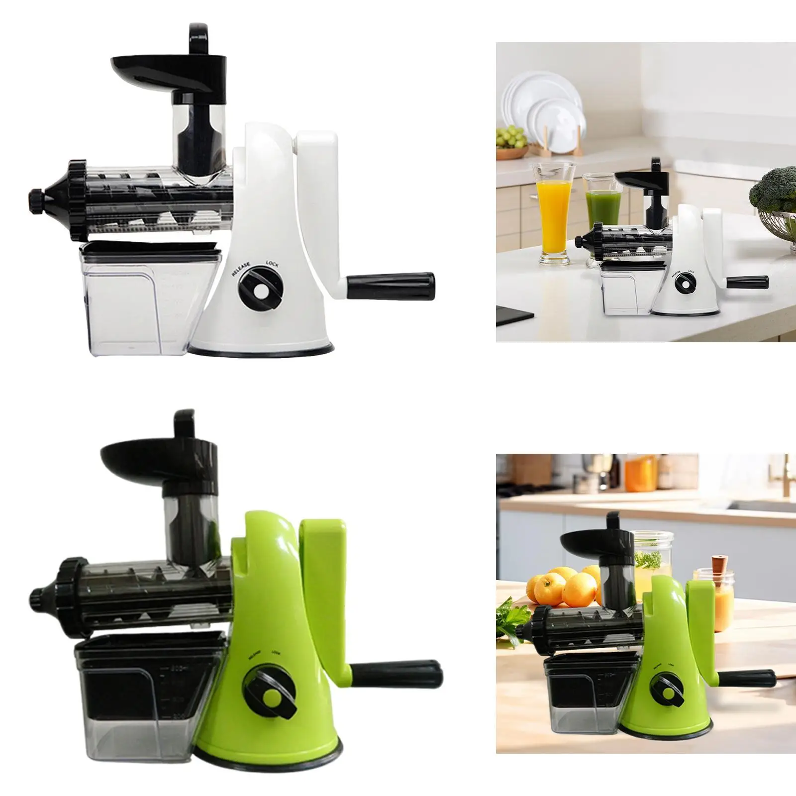 

Ручная ручная соковыжималка, простая в использовании портативная бытовая соковыжималка для фруктов