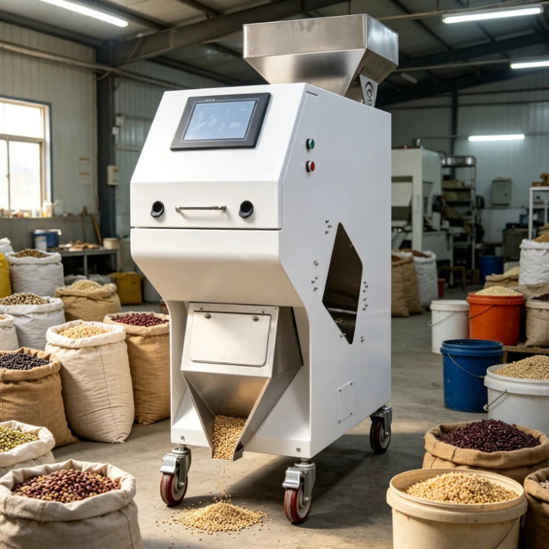 Customized Hot Sale Mini Color Sorter, High Efficiency Sorting & Separating Machine for Coffee Beans