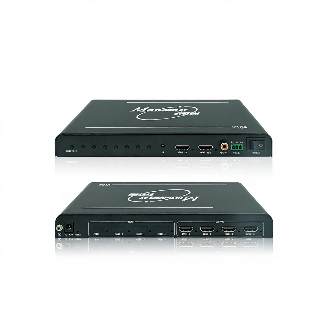 Bitvisus 4x1 1x4 1x3 Video Wall Controller Industrial Rotary Splicer HDMI Input/Output 1080P60Hz 2x2 3x1 1x2 Image Processor