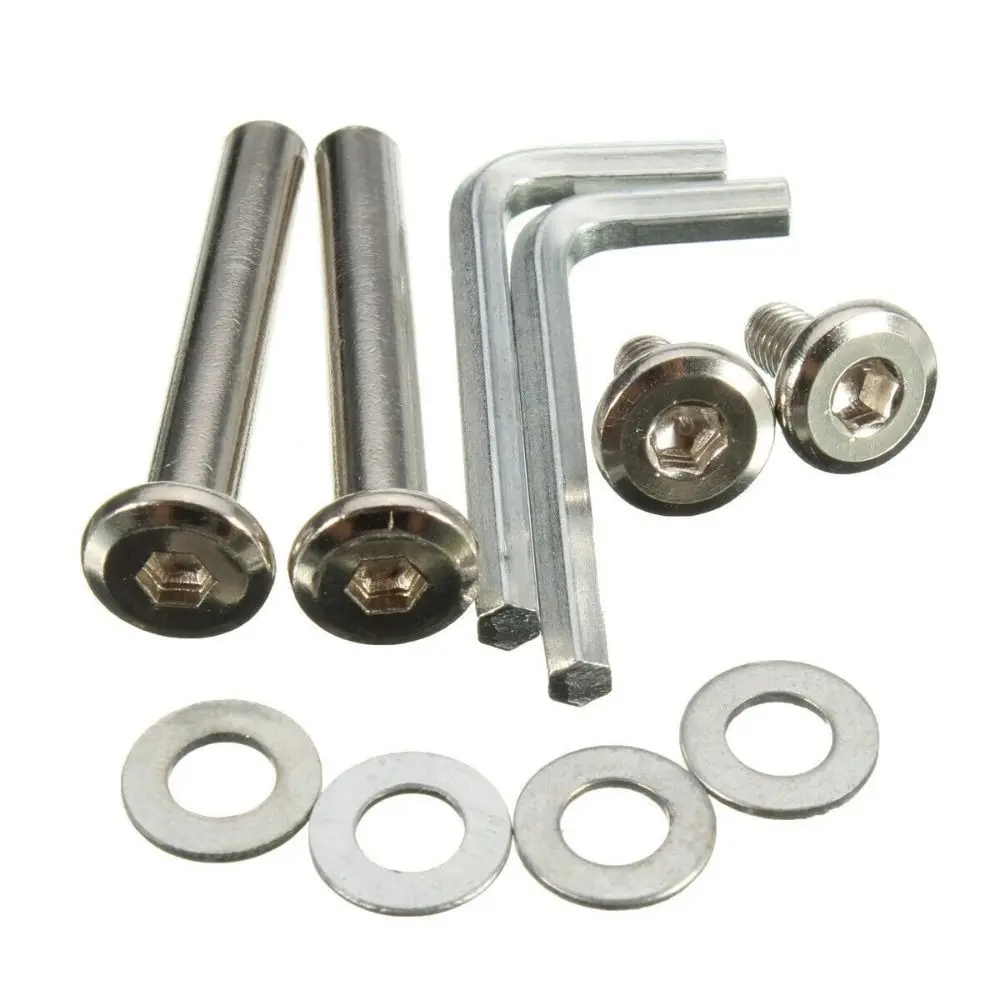 Kit de reparación de ejes de 40mm/43mm/54mm/60mm/64mm/70mm con tornillo, ruedas de equipaje de viaje, piezas de ejes de maleta