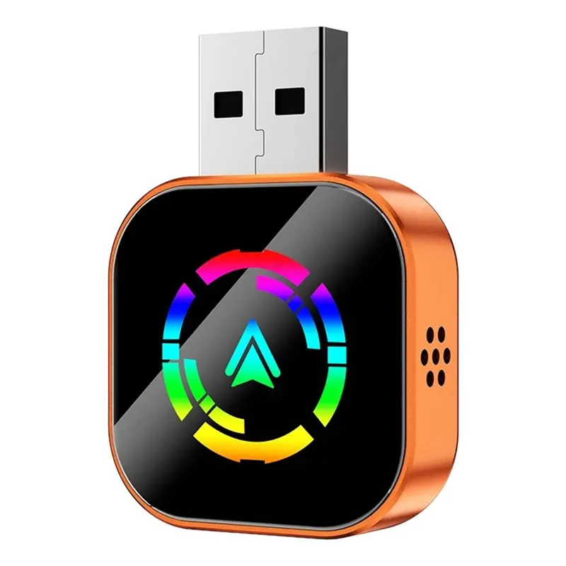 Adaptador CLCU Wireless Carplay 2 em 1 para Android AUTO, Wifi & Bluetooth 5.0 + Caixa Inteligente com Voz, Transforma Carplay c