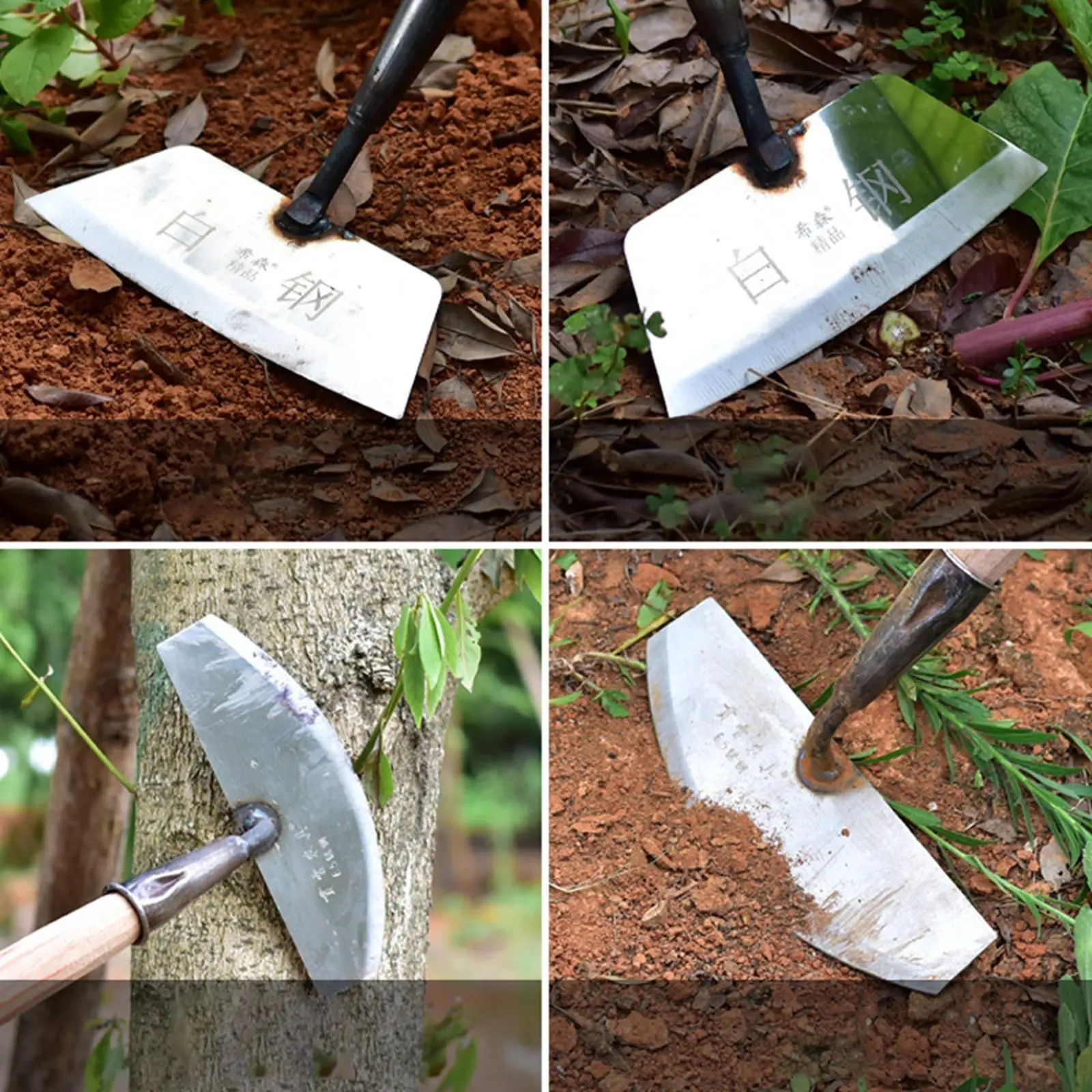 Multi Functional Weeding Shovel Push Grass Shovel Weed Puller Small Hoe Sharp