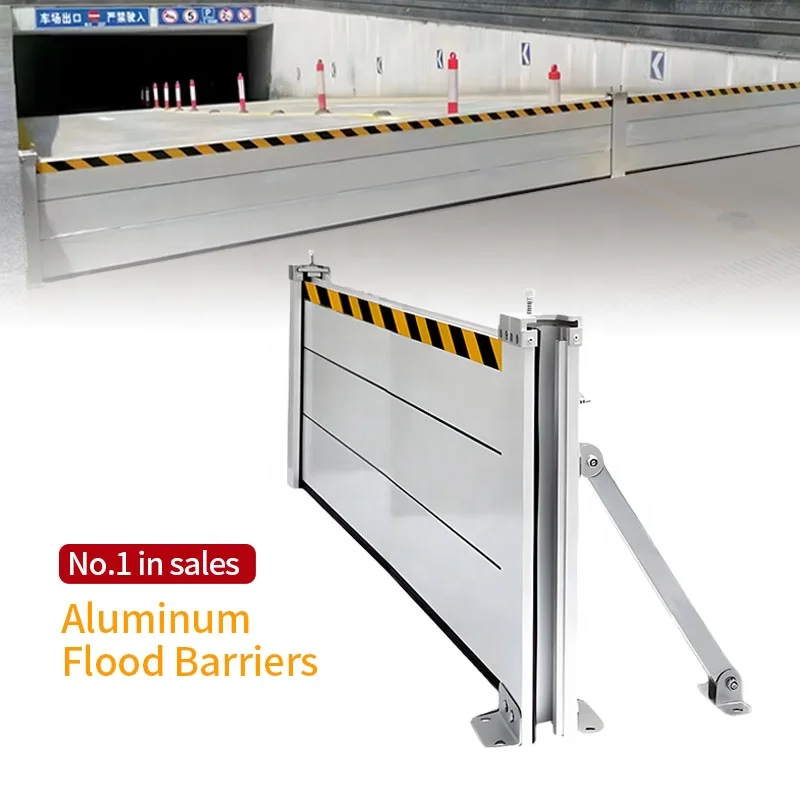 Demountable Garage Water Flood Barrier Panel Barrera Contra Inundaciones Waterproof Aluminum Flood Barrier for Home Protection