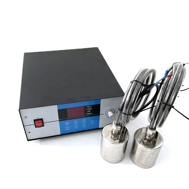 40K 200W Perfected Ultrasonic Algae Control System Transducer And Digital Generator Used On Fish And Seafood Farm