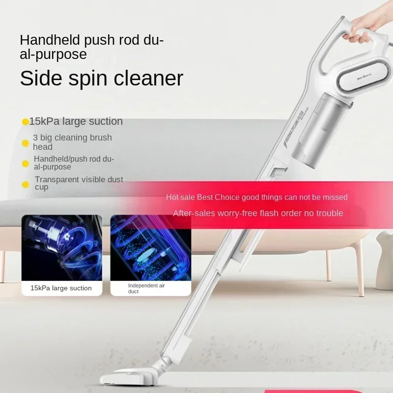 Household Handheld Mite Remover High Power Large Suction Vacuum Cleaner, Portable for Cat Hair Home Car Use