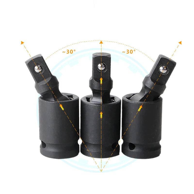 360 Degree Impact Universal Joint-Socket Retractable Socket Adapter Swivel Joint Air Wobble Socket Extension Electric Wrench