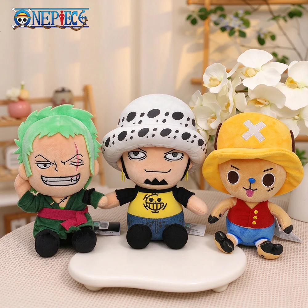One Piece Original Plush Doll Straw Hat Pirates Luffy Sanji Sabo Tony Tony Chopper Anime Souvenirs Plushies Stuffed Toy Gifts view 4