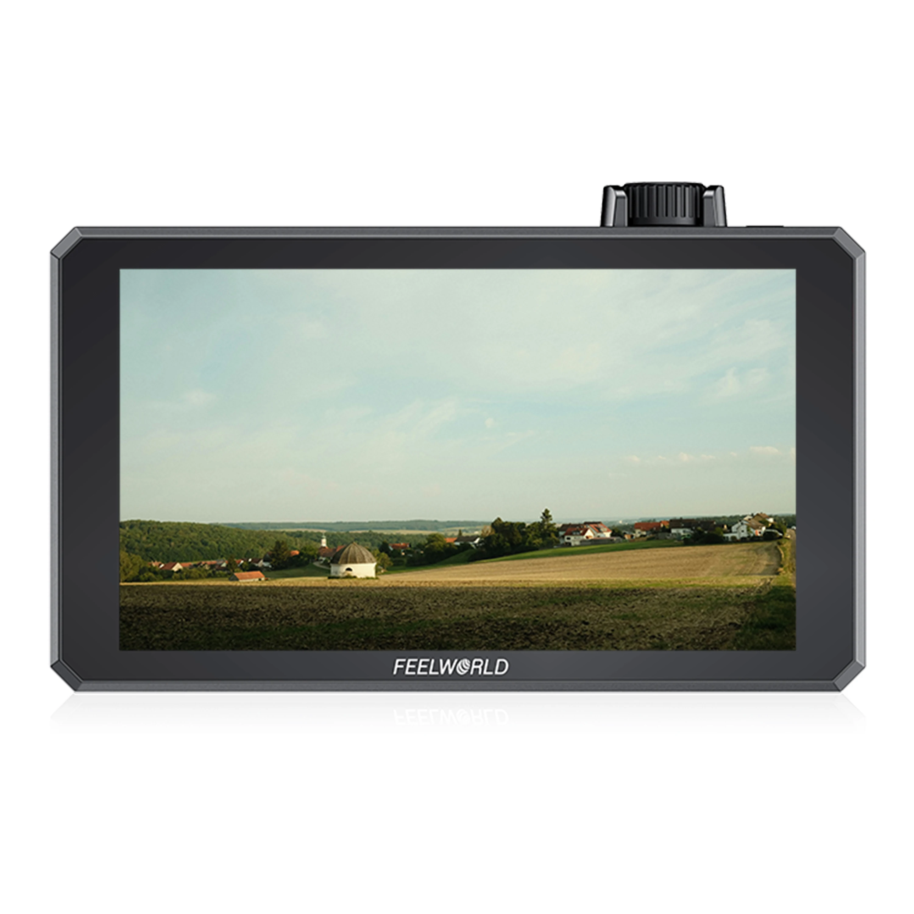 

FEELWORLD SC6 6-inch IPS 1500NIT High Brightness Aluminum Field Camera Monitor 3G-SDI 4K HDMI60Hz OEM Factory Direct