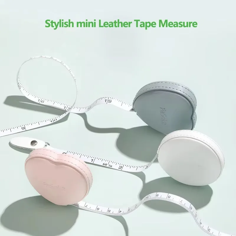 1.5 Meter 60 Inch Mini Soft Tape Measure Double Scale Body Sewing Flexible Measurement Ruler for Leather Body Measuring Tape
