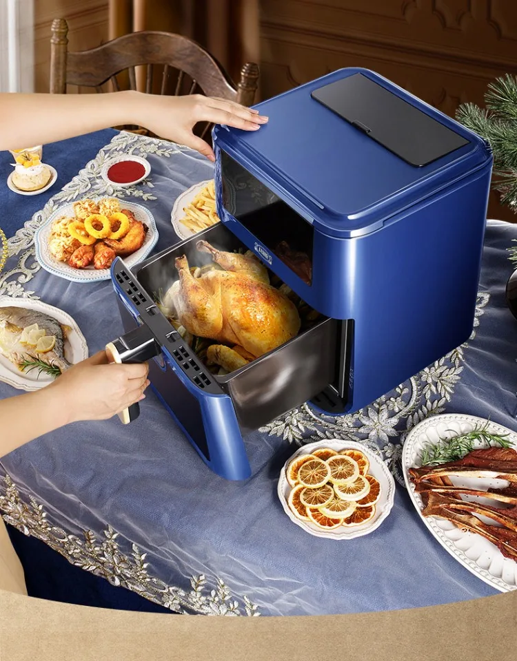 Dvma KAFW-1500BP-D2 1500W 8L Freidora de aire para hornear niebla de agua Freidora de aire para hornear Fog-Tender Freidora de aire