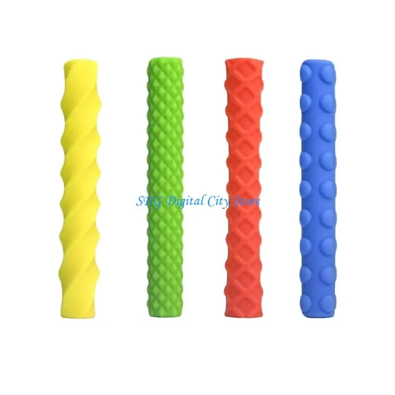 

U75B 4Pcs Multipurpose Silicone Grips for Various Writing Tools Improve Efficiency