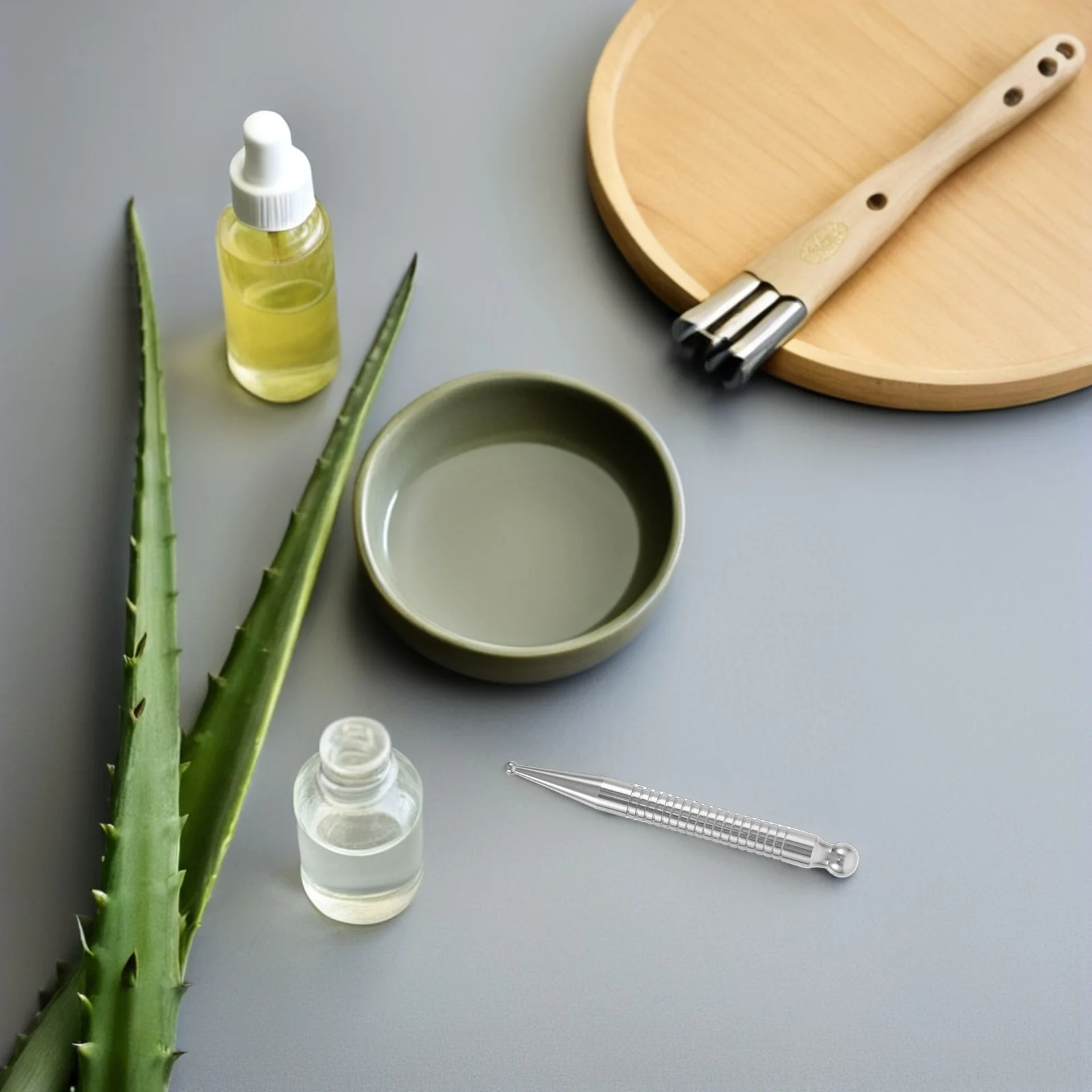 

Инструмент для акупрессурного массажа, медь - двусторонняя рефлексотерапевтическая ручка для лица для уменьшения отеков глаз, снятия усталости ног -