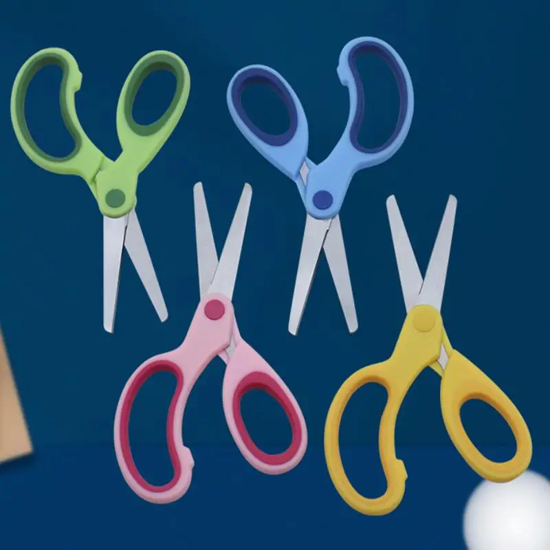 

Student Sleeve Style Left-handed Scissors Children Stainless Steel Small Scissors Household Stainless Steel Office Scissors