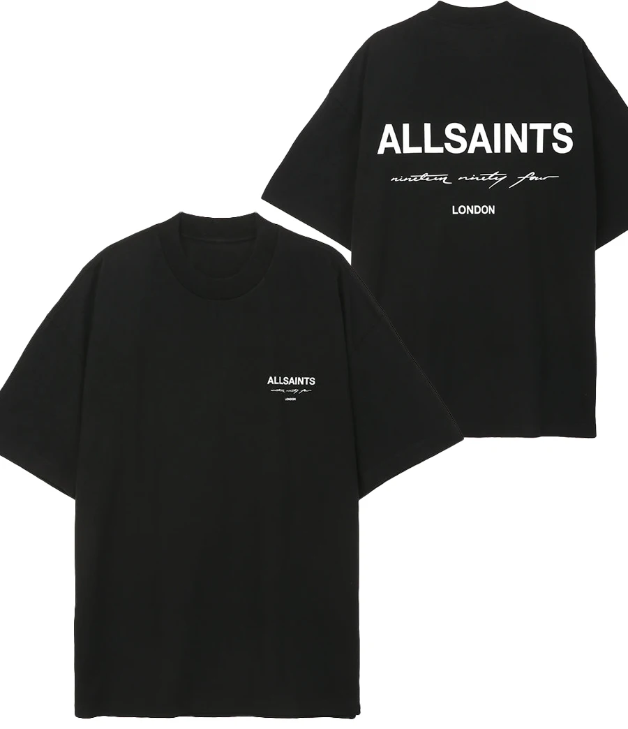 Trend Brand ALL SAINTS Underground Sanctum Cotton Women Men T-Shirt Menswear Short Sleeve Couple Casual Loose Harajuku Top Tees