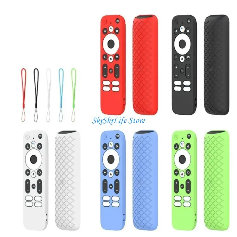 

E65E Protective Silicone Remote Cover for MECOOL KD3 Android Remote Control Sleeve Skin-Friendly Cover Glowing Case
