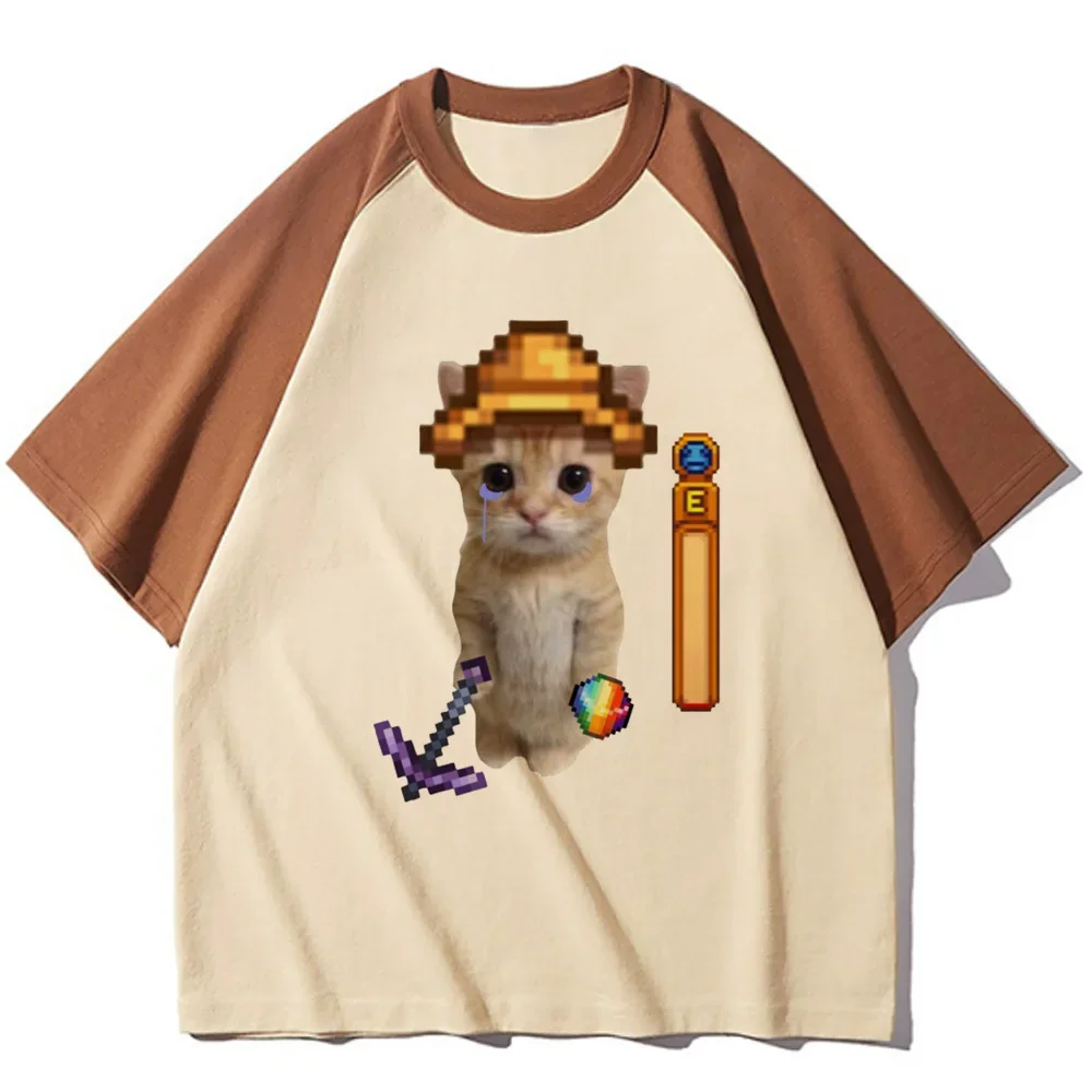 

Stardew Valley t shirt girl Breathable Grunge aesthetic women Y2k Colorful tshirt Pastel hip hop Y2k anime women aesthetic