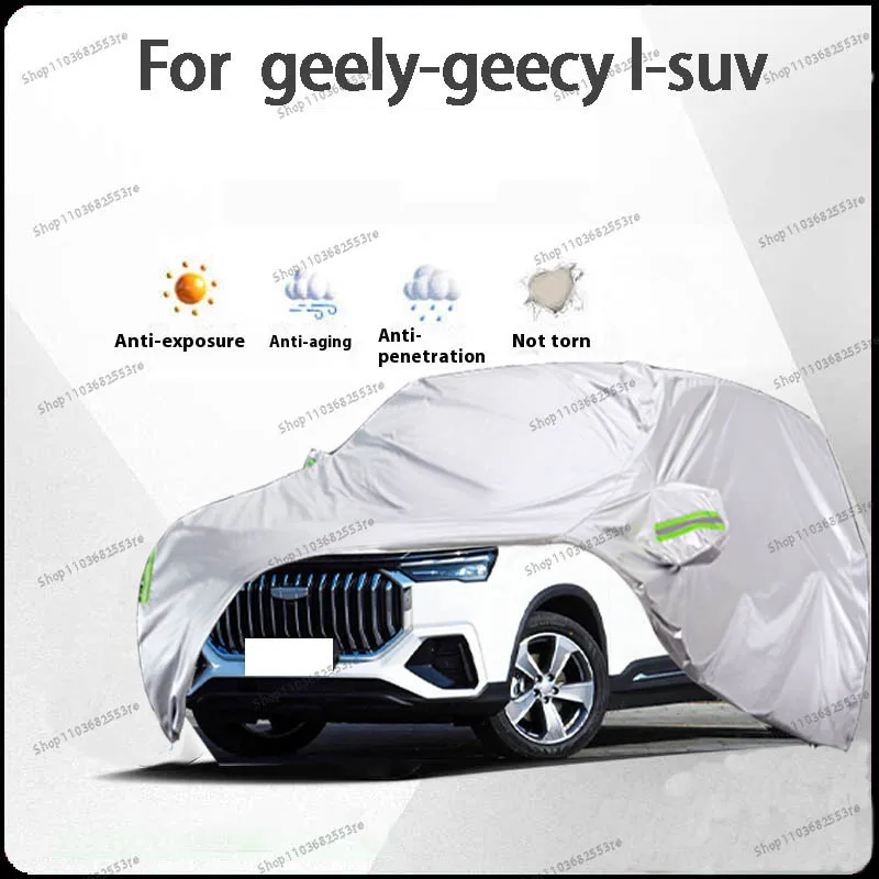 

For Geely Geecy L Fit Car Cover Waterproof Dustproof Sunshade (UV) Snowproof Silve Full Cover with All-Day Protection