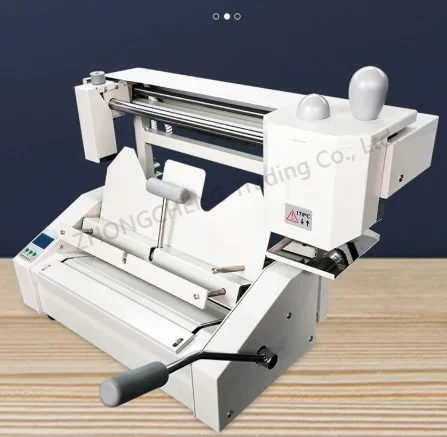 Bidding for a 30A desktop wireless bookbinding and hot melt glue binding machine for home use.