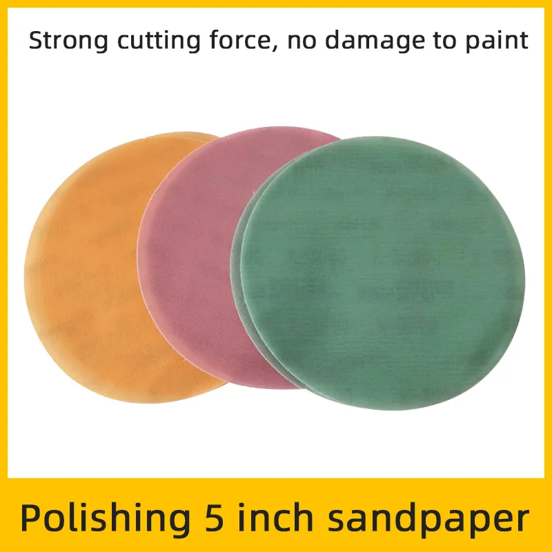 

Japan KOVAX car paint surface polishing disc 5 inch diameter 125mm soft matte paper round flocking polishing disc