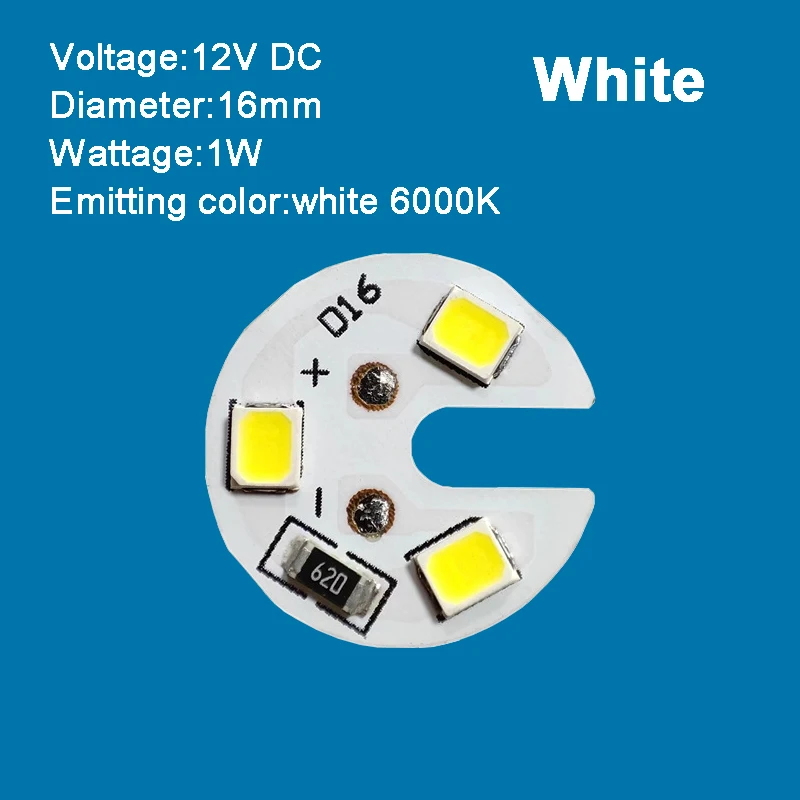 10 sztuk 12V 16mm LED biały ciepły zielony niebieski żółty czerwony 7 kolorów lampa tablicowa źródło światła do lampy ręcznej