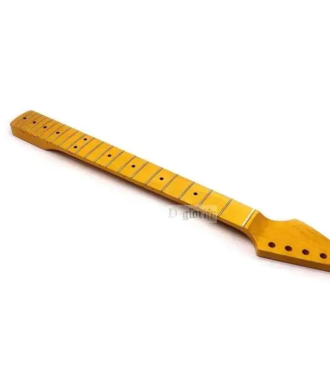 Left hand 6-stringed guitar neck, 21st/22nd grade electric guitar neck, backhand guitar neck, left guitar neck, all maple wood b