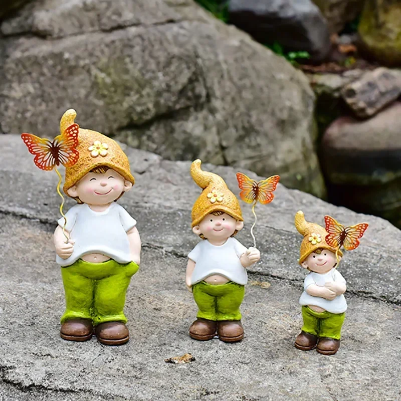 border Garden Elf Dwarf Ceramic Decoration Dwarf Micro Landscape Cross border Crafts New Home Decoration living room decoration