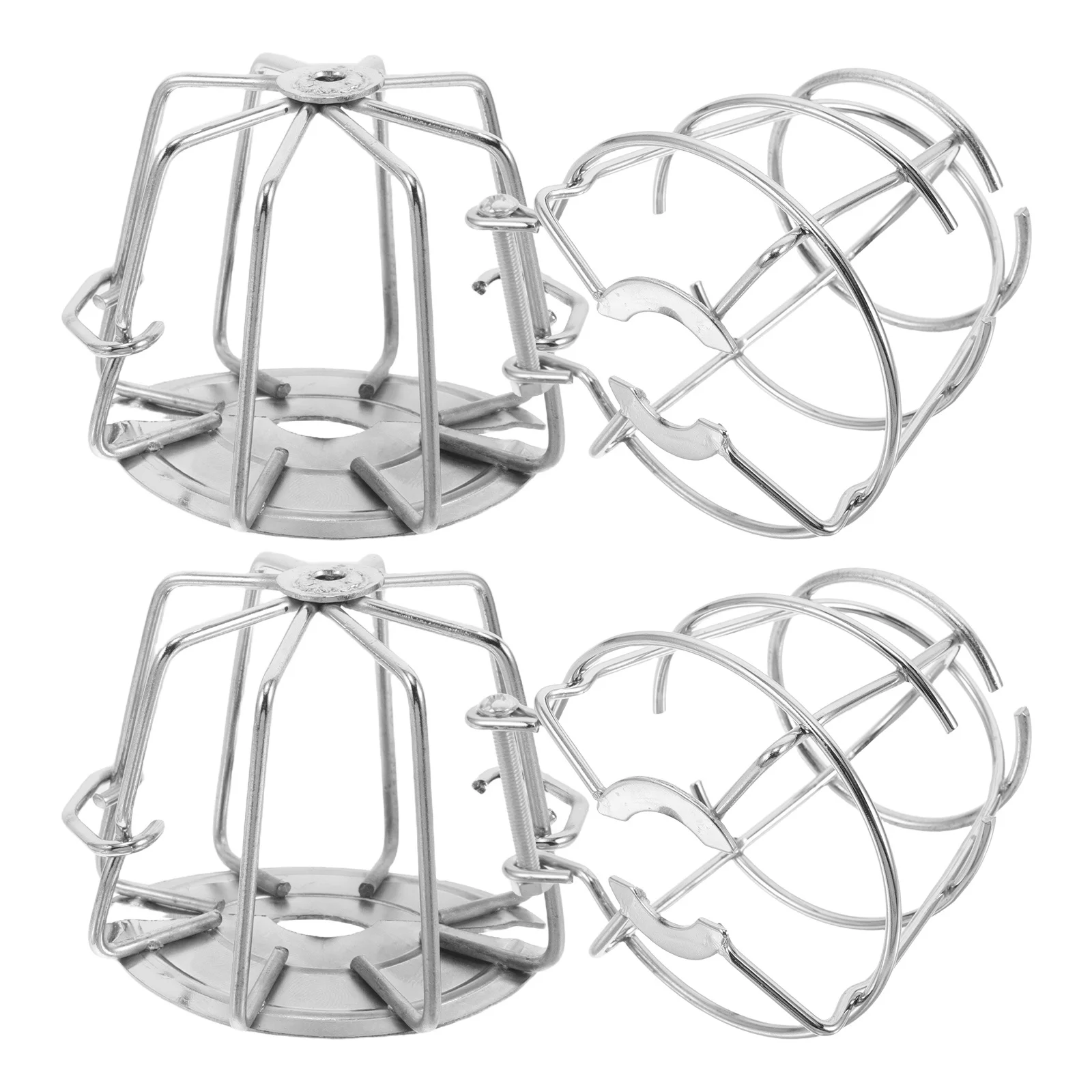 4Pcs Fire Sprinkler Protection Cage Robust Metal Guard Shield for Ceiling Mounted Sprinkler Systems Fire Sprinkle Guard