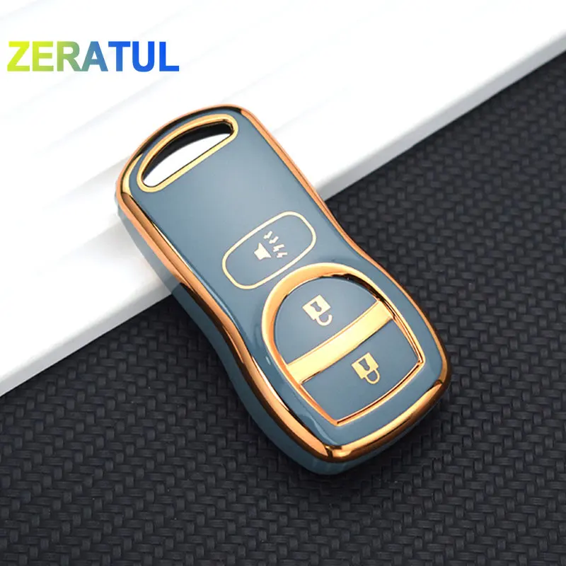 TPU Car Key Cover Case For Nissan Tiida Sentra X-trail T30 Altima Frontier Armada Maxima For Infiniti QX56 JA60 FX35 Accessories