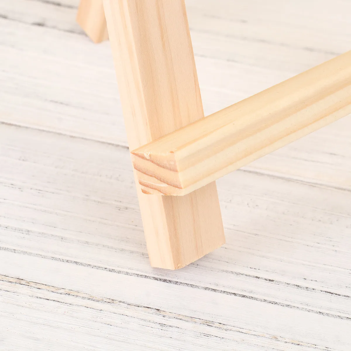 2Pcs Wooden Easel Premium Material Sturdy Mini Triangle Table Stand for Painting Photo Frame Display Art Studio