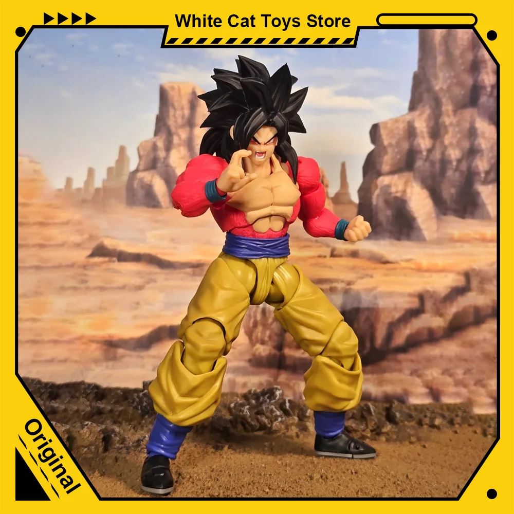 

Demoniacal Fit Dragon Ball Goku Super Saiyan 4 Action Figures Model Anime Movable Joints Desktop Ornament Collection Toys Gift