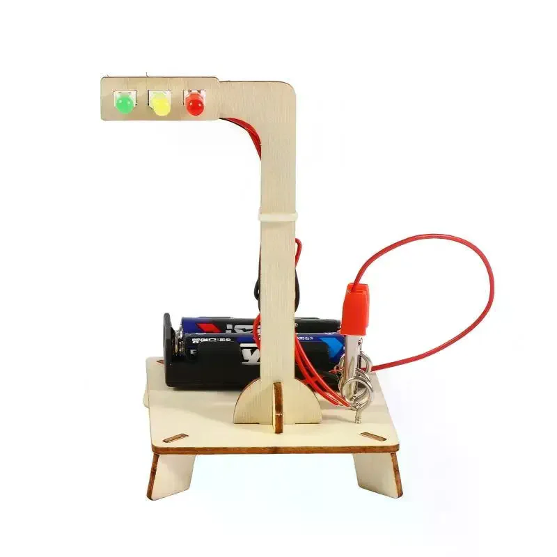 

Traffic Light DIY Kit Student Science Experiment Toy Creative Handmade Assembly For School Education Home Learning Supplies