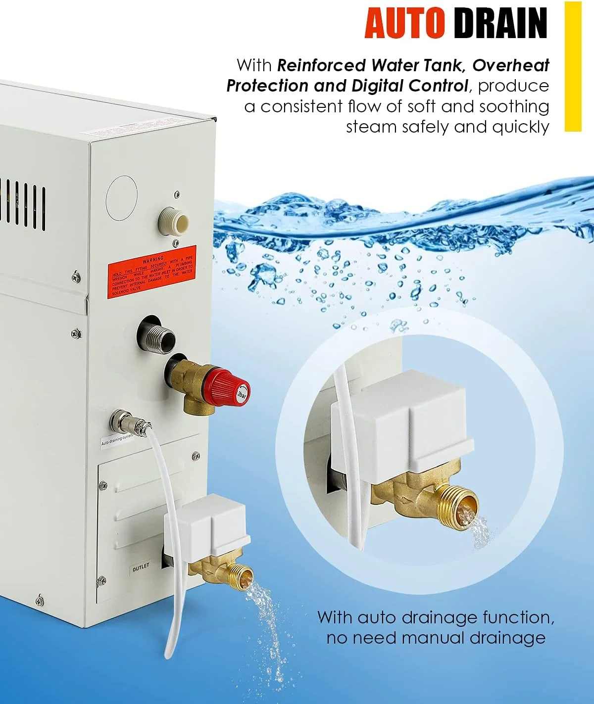 9KW Steam Generator 9 CBM Home - đánh giá và giá Steam Sauna Generator 9Kw