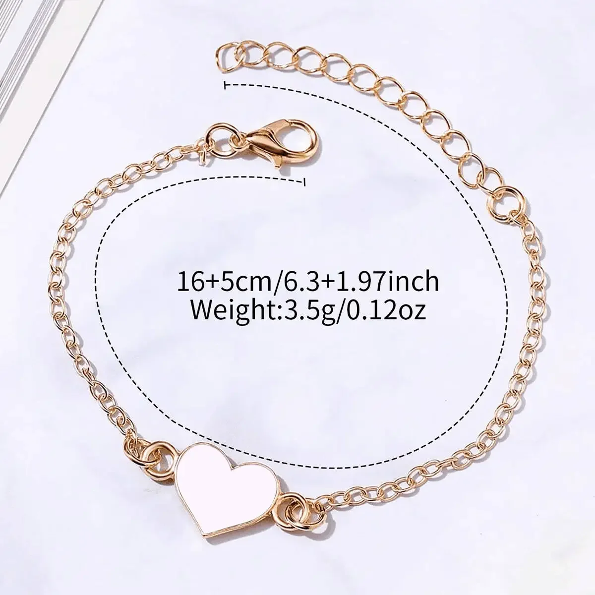 2個/セット ファッション アラビア文字盤 レディース腕時計 エラスティックバンド レディース クォーツ腕時計 ハートブレスレットセット Reloj Mujer（箱なし）