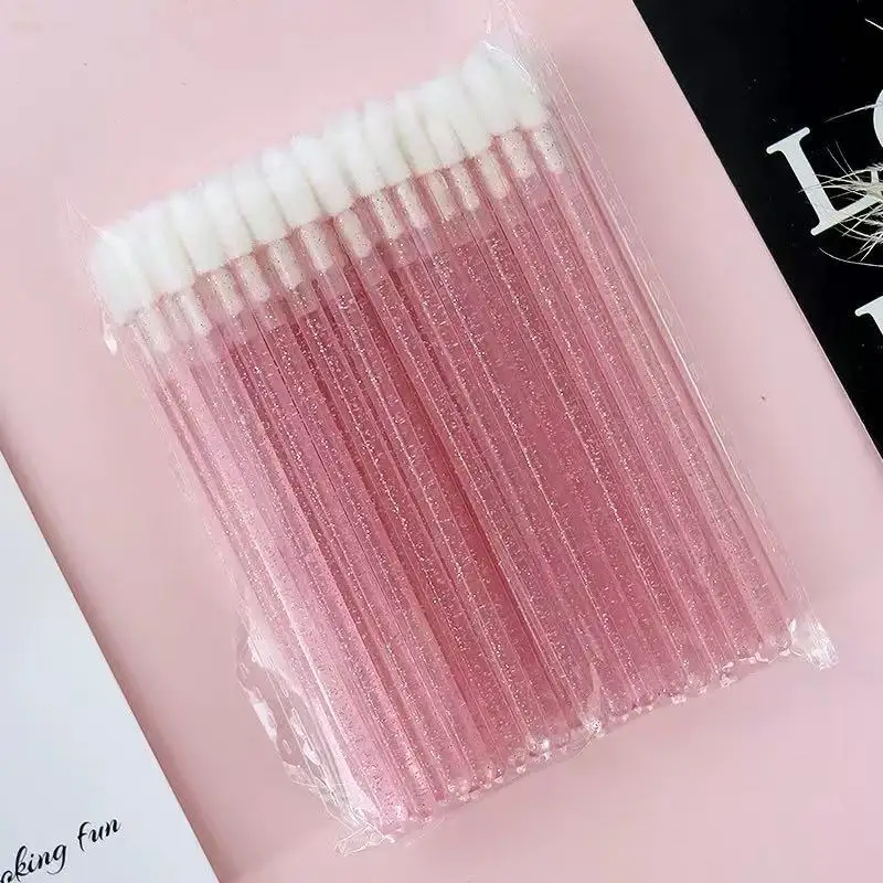 Wholesale 1000 PCS Disposable Lipstick Gloss Wands Lip Brush Women Makeup Accessories Perfect Application Tool