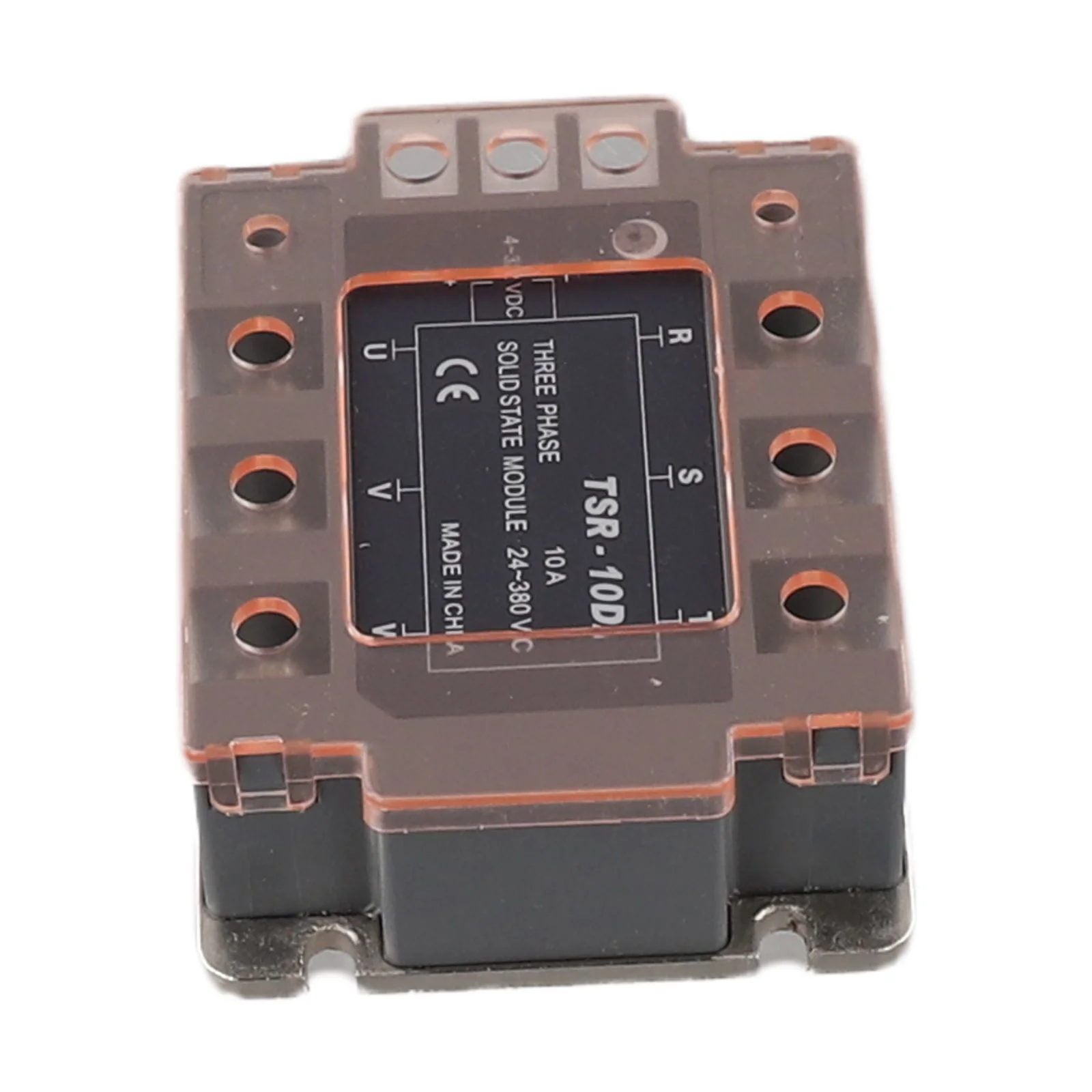 TSR-10DA Three-phase Solid State Relay Module AC380V 40A  For SSR DC Control AC For Test Measurement Tool Accessory