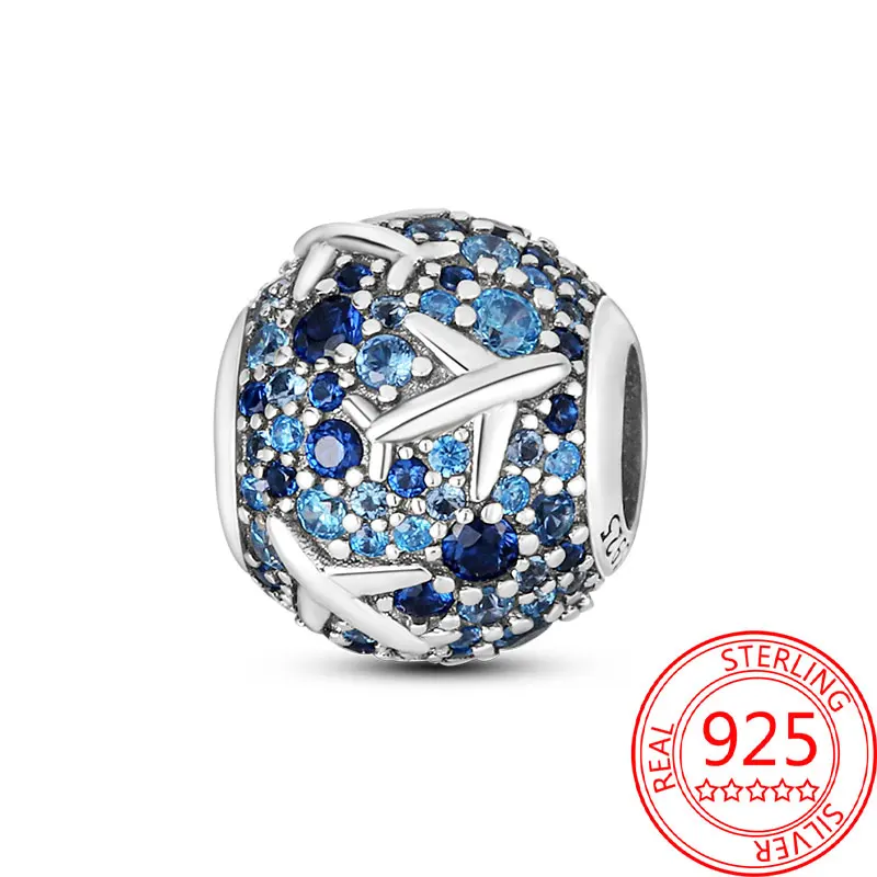 Original Charms 925 Sterling Silver Marine Shell Beads Beads Fit Bracelet Women Jewelry Making Diy Gift