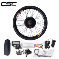 CSC DIY Electric bicycle Conversion Kit 26in 27.5in 29inch rear Wheel 48V 1000W 1500W gearless motor hub MTX rim for bike
