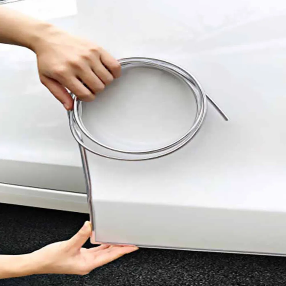 

Car Door Anti-Collision Strip Rubber Anti-Scratch Easy Install Removable Car Door Protector Bumper Strip Vehicle Accessories