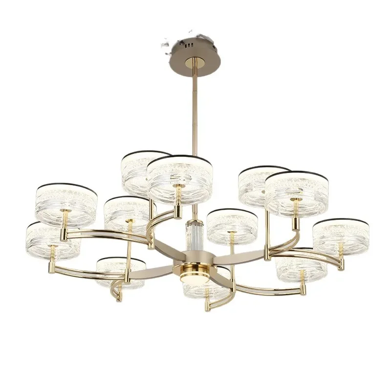 Advanced living room lights, modern light luxury chandeliers, bedroom dining room lamps, villa designer lights