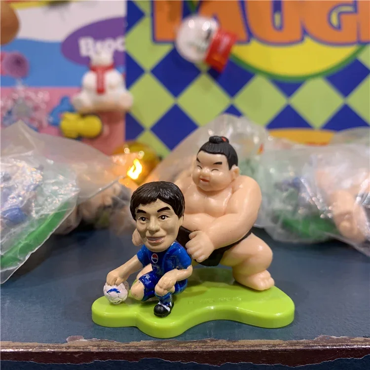 PepsiColao Figure Football Star Sumo Model Ornaments Accessories Toys In 2002 Collection Present